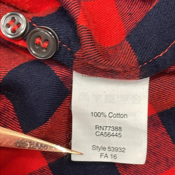 NWOT J. Crew Perfect Fit Popover Long Sleeve Flannel Buffalo Plaid Top M - Picture 13 of 16